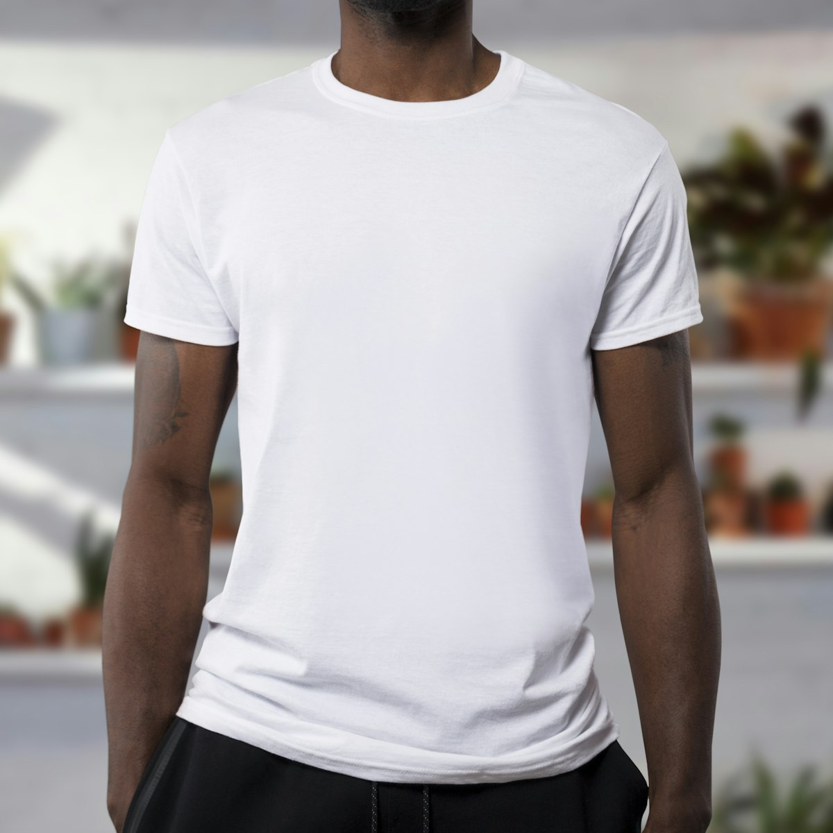 Z7K8Sc Men's Classic Crew Neck T-Shirt — Soft Cotton Everyday Tee